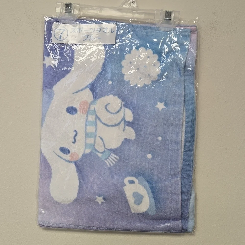 Sanrio Cinnamoroll and Milk Sports Towel